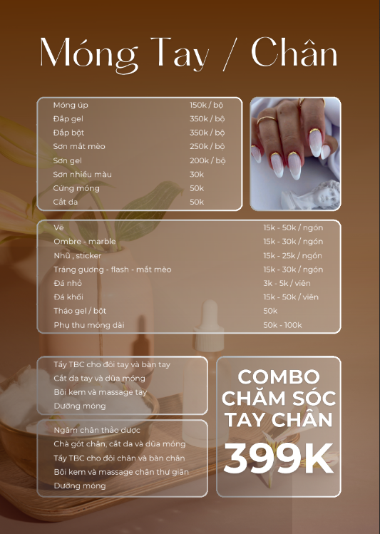 Bảng báo giá dịch vụ